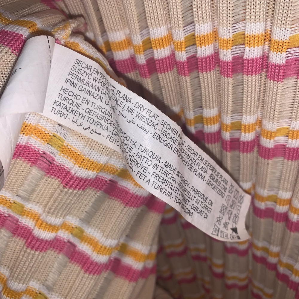 Zara Striped Dress with Polo Collar - Picture 13 of 14